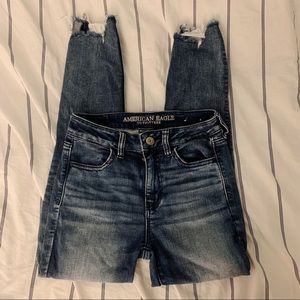 american eagle cropped skinny jeans